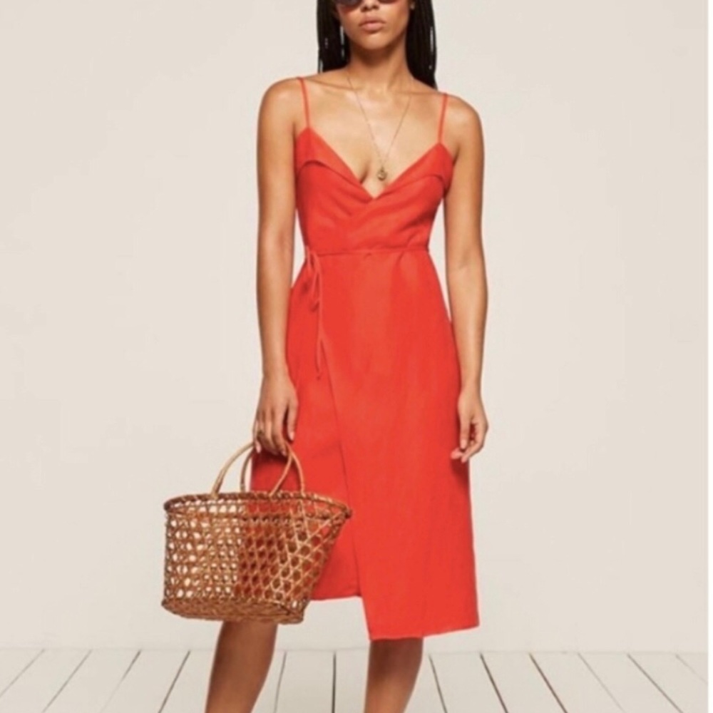 Reformation Cruz Wrap dress